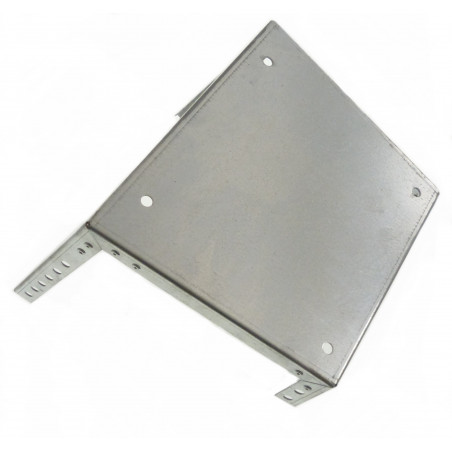Hangstufe Stahl roh, Serie Midi, 250 mm, für bauseitigen Belag