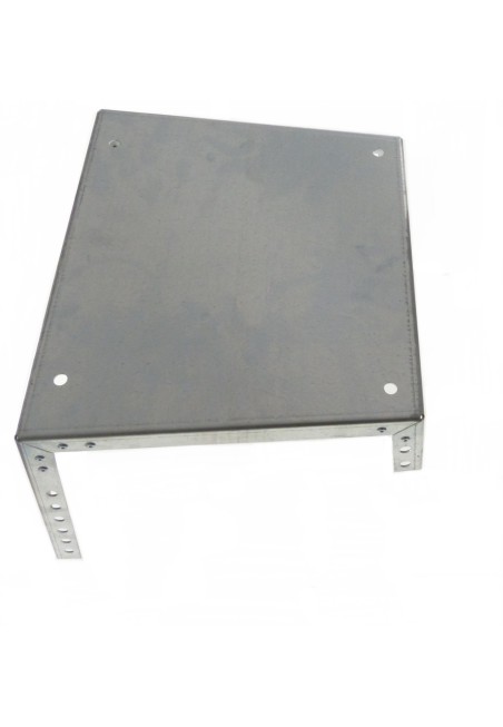 Hangstufe Stahl roh, Serie Maxi, 300 mm, für bauseitigen Belag