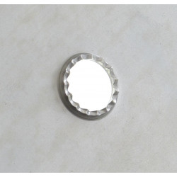 Trittplatte Stahl verzinkte, serie Maxi, 300 mm, forata con passanti