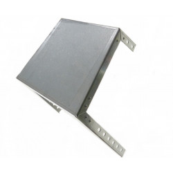 Gradino da scalo in acciaio grezzo, serie Midi, 250 mm, liscio con pellicola antiscivolo