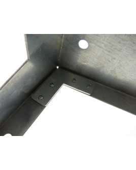 Grado di ripido in acciaio grezzo, serie Maxi, 300 mm, per rivestimento a cura del committente