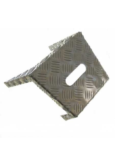 Hangstufe Alu Riffelblech, Serie Mini, 200 mm, mit & ohne Griffmulde