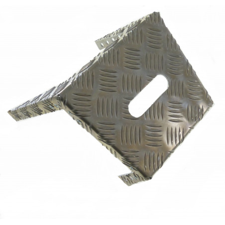 Hangstufe Alu Riffelblech, Serie Midi, 250 mm, mit & ohne Griffmulde