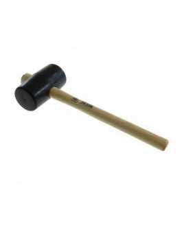 Rubber mallet with wooden handle, size 2, length 34 cm